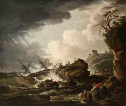 Александр Орловский. Кораблекрушение. 1800 год