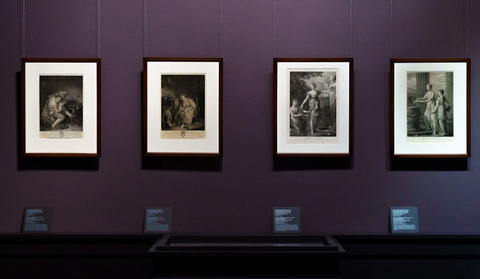 Жерар Одран «Время при помощи к любви добродетели освобождает истину живописи из облаков невежества». Жак Фермен Боварле «Приношение Церере» и «Приношение Венере». Пьер Этьен Муат «Певец Серенад» и «Лентяйка»