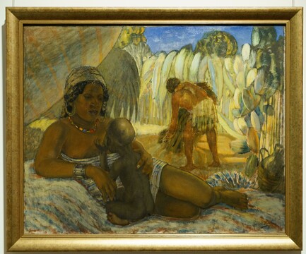 Кузьма Петров-Водкин. Семья кочевника. 1907