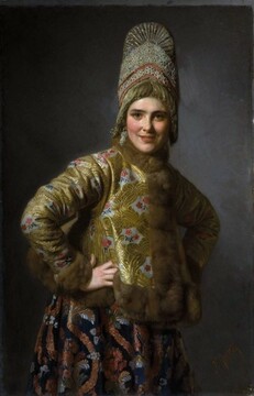 «Русская девушка» Карл Вениг, 1889