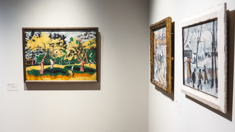 Наталья Гончарова. Фруктовый сад осенью