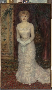 Пьер-Огюст Ренуар. Портрет актрисы Жанны Самари