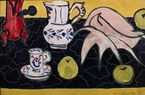 Анри Матисс. «Раковина на черном мраморе»
