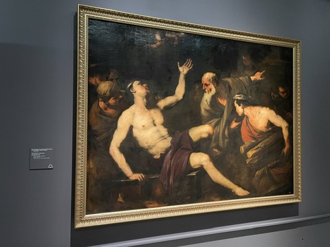 Белый зал. Лука Джордано. Мучение святого Лаврентия. Около середины 1660-х