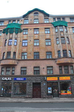 Aleksandra Čaka (former Marijas) street 103 and 104 / Žanis Lipke, Kārlis Jankovičs, and Marija Lindenberga