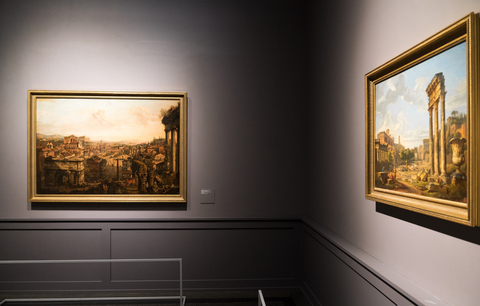 Бернардо Беллотто, прозванный Каналетто. Вид Римского форума. 1769