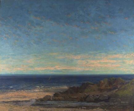 Гюстав Курбе. Море. Около 1867