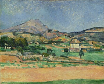 Поль Сезанн. Равнина у горы Святой Виктории. Вид со стороны Валькро