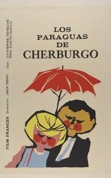 Франсиско Янес Майян. Афиша фильма Жака Деми «Шербурские зонтики» (Франция, ФРГ, 1964). 1964