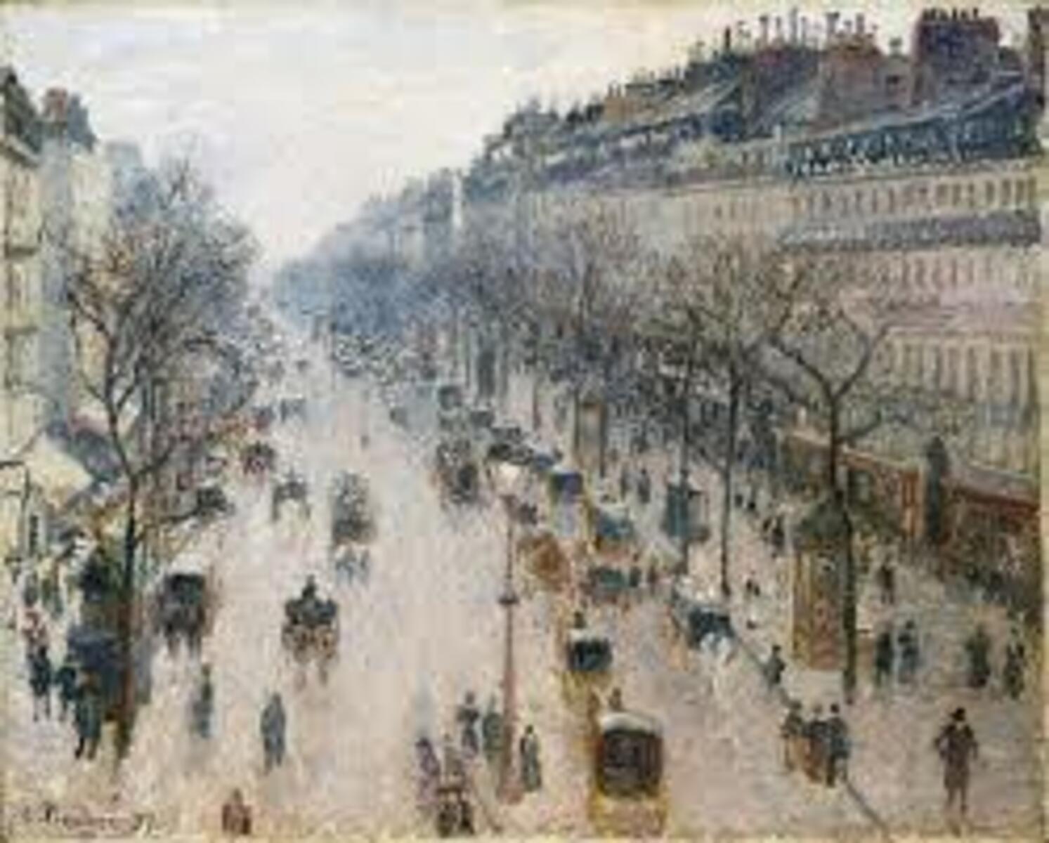 Boulevard Montmartre, Pissarro