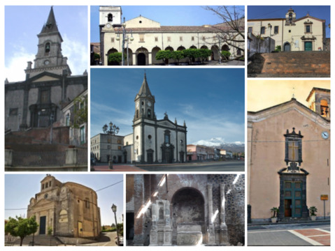 Luoghi di culto alle falde meridionali dell'Etna