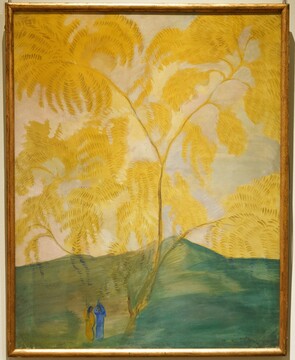 Павел Кузнецов. Акация в песках Бухары (Дерево пустыни). 1909