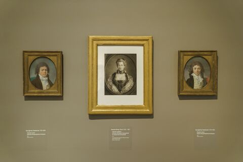 Графиня Наталья Петровна Чернышёва (в замужестве княгиня Голицына) и ее сыновья