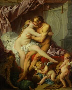 Francois Boucher. Hercules and Omphale