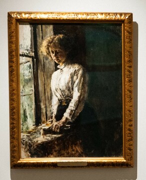 Валентин Серов. У окна. 1886