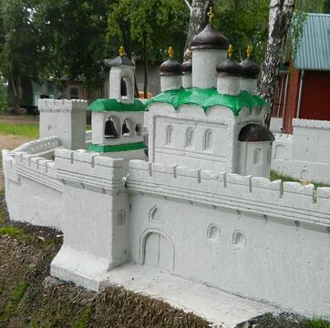 Макет Можайского кремля