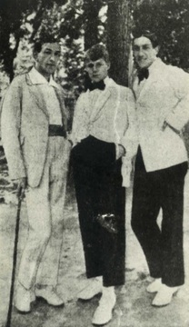 Вадим Шершеневич, Сергей Есенин и Анатолий Мариенгоф, 1919-1920 годы