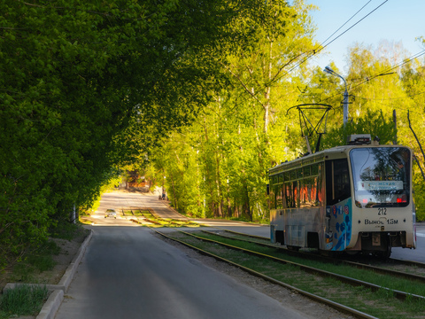 伊尔库茨克行程: 有轨电车（路线1）