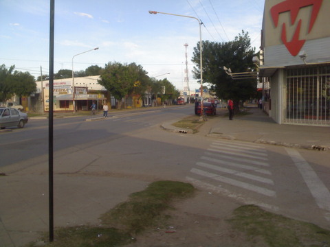 Diagonal Eva Peron. Camino a Resistencia.