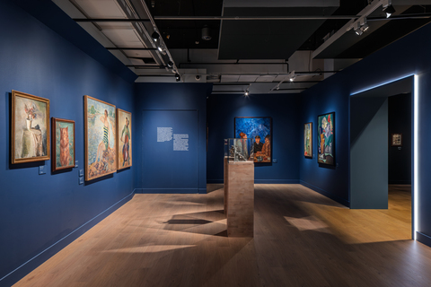 «Четыре искусства». Модернистский синтез. Дальний синий зал