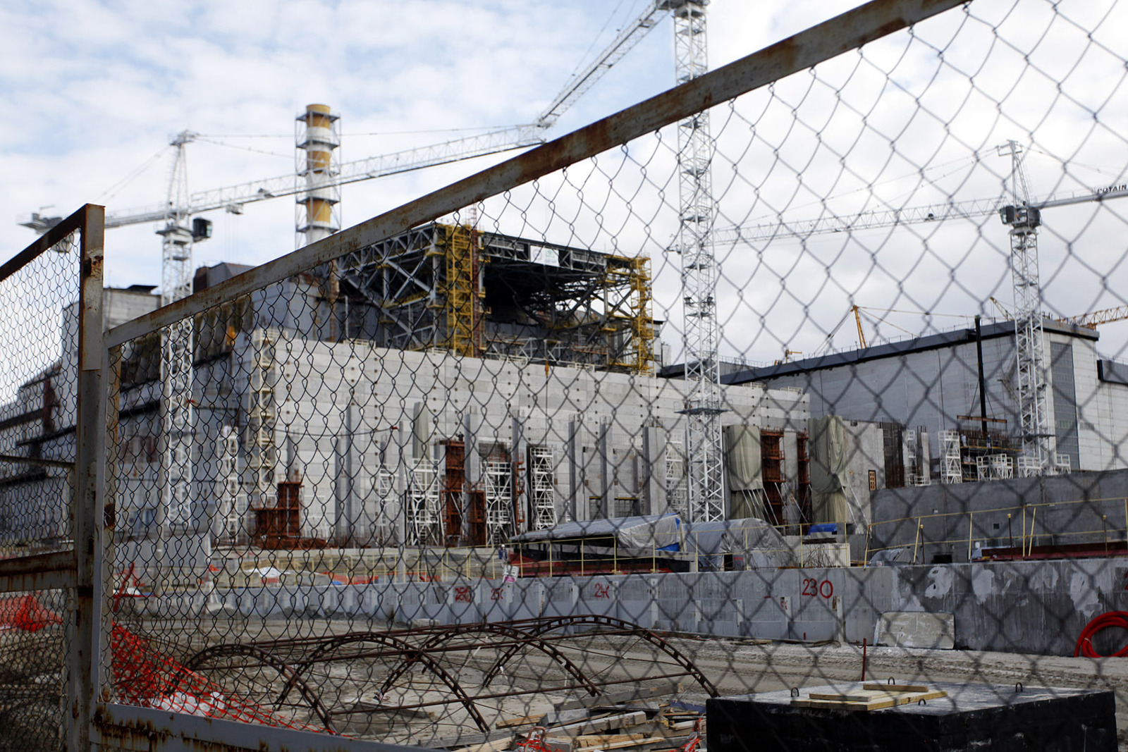 Chernobyl Nuclear Power Plant sarcophagus (Shelter Object)