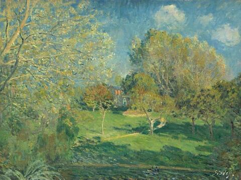 Альфред Сислей. «Сад Ошеде. Монжерон»