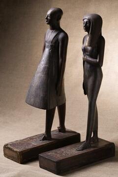 The statues of Amenhotep and Rannai