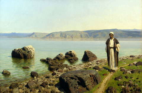 На (Тивериадском) Генисаретском озере. 1888