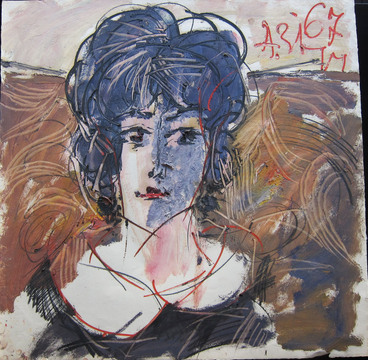 Портрет Полины. 1967 год. Из собрания Давида Гольдферта