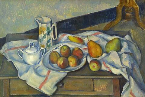 Поль Сезанн. Персики и груши. 1895