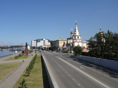 Lower Embankment of Angara from "Irkutsk Embankment" Series