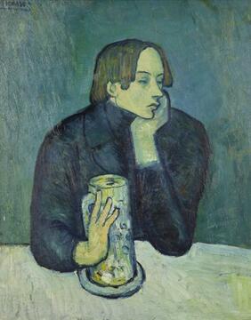 Пабло Руис Пикассо. «Портрет поэта Сабартеса (Кружка пива)»