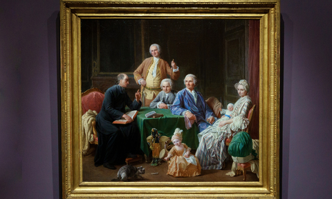 Никола Бернар Леписье. «Портрет семьи Леруа, слушающей чтение Библии»