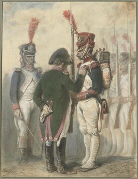 Зал 3. Огюст Раффе. Наполеон награждает гвардейца орденом Почетного легиона