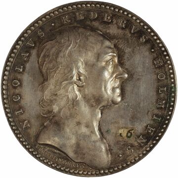 Иоганн Карл Хедлингер. Медаль в честь Нильса Кедера (1659–1735). 1725