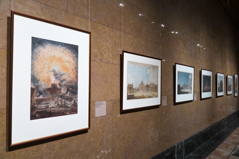 Франческо Пиранези, Луи-Жан Депре. Фейерверк над замком Святого Ангела в Риме. 1790-е