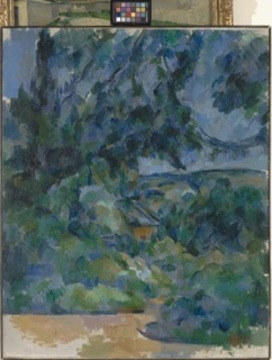 Поль Сезанн. Голубой пейзаж