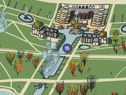 Морской канал и аллея фонтанов