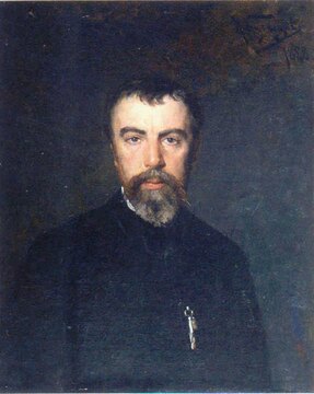Н.Д. Кузнецов, Портрет В.Д. Поленова. 1888