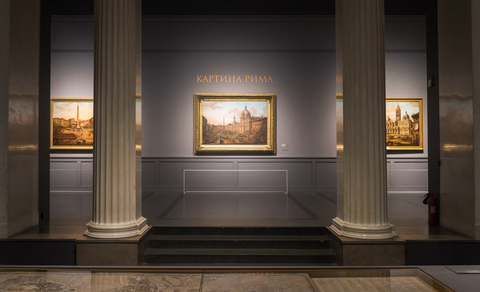 Бернардо Беллотто. Пьяцца Навона в Риме. 1769