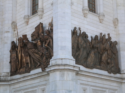 Храм Христа Спасителя. Северо-западная сторона. Углы