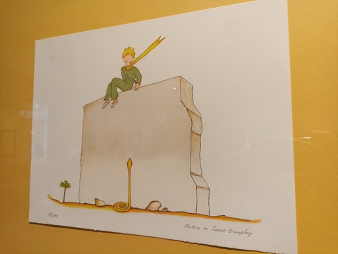 19. Маленький принц и змея у стены