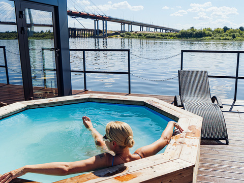 Муром. Набережная Оки и вантовый мост