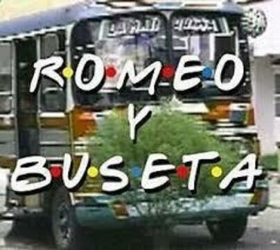 Compartiendo recuerdos divertidos: Romeo y buseta serie de TV