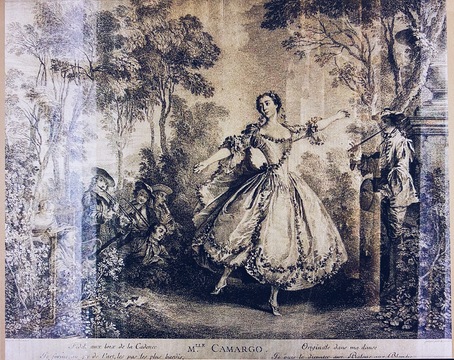 №23. Портрет Мари Камарго. Туфли красного цвета ручной работы 1780-е гг.