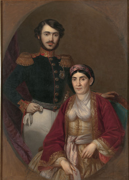 Стева Тодоровић, Кнегиња Љубица са сином Миланом