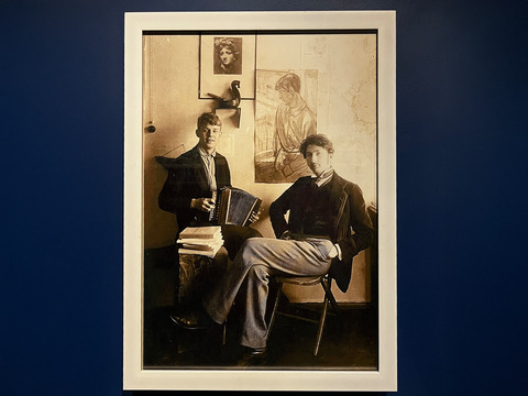 Сергей Есенин и Сергей Городецкий. Петроград, 1915 год.