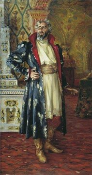 №16. Н.В. Харитонов «Портрет Ф.И. Шаляпина в роли Бориса Годунова»