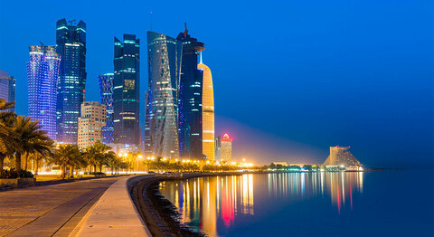 Doha. Corniche Embankment.