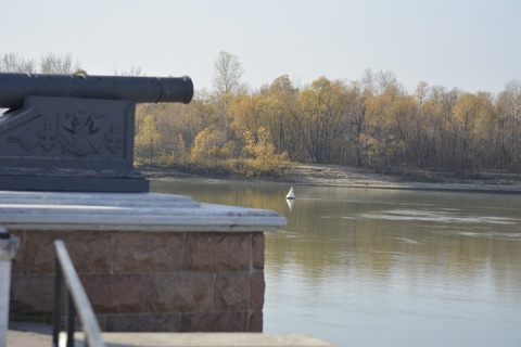 纪念鄂木斯克要塞建造的标志